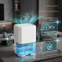Déshumidificateur compact multifonctionnel avec étiquette personnalisée: dégivrage automatique, LED colorée, fonction veille avec matériau élevé