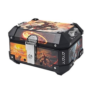 Baúl Trasero para Motocicleta <span class=keywords><strong>de</strong></span> Aleación <span class=keywords><strong>de</strong></span> Aluminio CNC, Asequible, 45L/55L/65L, Caja <span class=keywords><strong>de</strong></span> Almacenamiento, Maleta Superior para Scooter, Caja <span class=keywords><strong>de</strong></span> Equipaje - Product Image 2