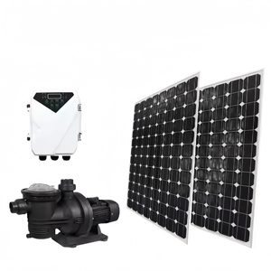 Pompe à eau solaire sans balais DC&DC/AC 2HP pour piscines, en acier inoxydable, 72V haute tension, 48V, application de surface, en plastique - Product Image 3