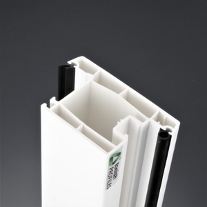 <strong>60mm</strong> Customize Various Plastic Profiles Cold Extrusion Hardness <strong>Frames</strong> Colored <strong>UPVC</strong> Profile <strong>Window</strong> <strong>Frame</strong> - Product Image 1