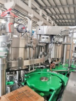 Machine automatique à engrenages de haute précision pour la ligne de mise en conserve de boissons gazeuses et liquides visqueux, avec surveillance à distance pour flacons