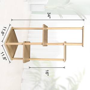 El soporte moderno de madera para plantas de interior Junji sostiene una variedad de plantas con capa de PE adecuada para oficinas de jardines pequeños <span class=keywords><strong>en</strong></span> terrazas - Product Image 2