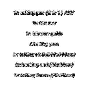 Sản phẩm mới tufting Kit dài cắt tufting Súng AK V sản xuất tại Trung Quốc - Product Image 6