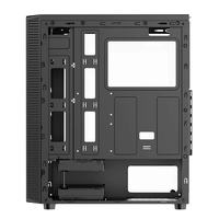 Grosir Pabrik casing PC game Full Tower dengan tekstur Panel depan dan komputer Desktop Panel samping akrilik