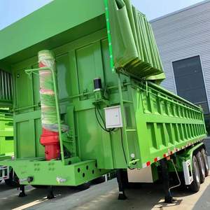 Prix d'usine 3 essieux arrière camion à benne basculante Dumper semi-remorque remorque à benne basculante - Product Image 3