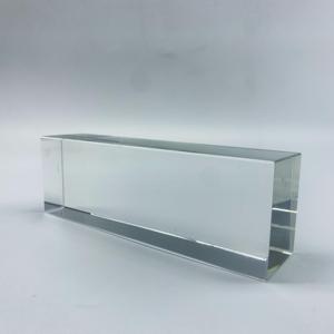 Kubus Kaca Kristal Kaca Temper Berkualitas Tinggi dengan Ukiran Laser 3D Ketebalan Dapat Disesuaikan untuk Hadiah Ulang Tahun Kerajinan Kristal