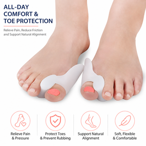 Separadores de Dedos para Cuidados com os Pés, Corretor de Joanete e Hálux Valgo, Alinhador de Dedo Grande do Pé - Product Image 4