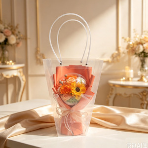 Bouquet <span class=keywords><strong>de</strong></span> fleurs en <span class=keywords><strong>savon</strong></span> acrylique 3 couleurs, parfum longue durée, cadeau <span class=keywords><strong>de</strong></span> Saint-Valentin pour petite amie, cadeau d'anniversaire, vente en gros. - Product Image 4