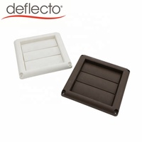 Deflecto Fabrik Direkt Hochwertigem Kunststoff Trockner Vent Großhandel Weiß Kunststoff Vent Abdeckung 200MM