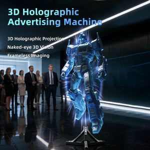 Pantalla Holográfica LED 3D de Alta Resolución 1X3, Tamaño Humano 65cm, Control por APP, Conexión Wifi, Proyector de Hologramas para Uso en Interiores 170 - Product Image 3