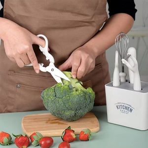 Multi Functional <b>Kitchen</b> Small <b>Tools</b> Set Stainless Steel Peeler Fruit Knife Whisk <b>Kitchen</b> <b>Gadget</b> Set with Storage Holder - Product Image 5