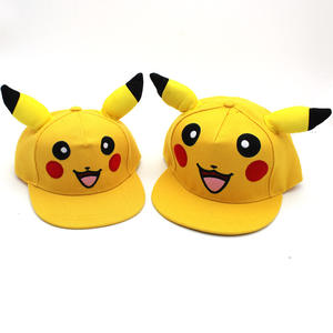 Grossiste <span class=keywords><strong>Pikachi</strong></span> Poke Monster Chapeau seau pour enfants pour Cosplay Cartoon Summer Fisherman Kid Girls Boys - Product Image 4