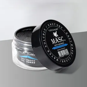 Hair Styling Products Organic Hair Gel Customer Edge Control Hair Wax Mens Pomade Private Label