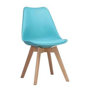 Best Quality Comfortable Cushion Seat Restaurant Silla Plastic Tulip Dining Room <b>Chairs</b> - Product Image 5