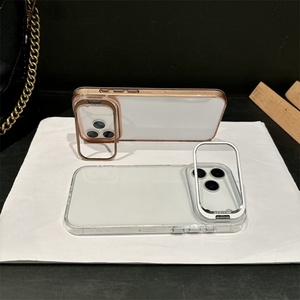 ตัวยึดกล้องป้องกันรอยขีดข่วนเคสโทรศัพท์แบบใส TPU ด้านหลังเคสโทรศัพท์ PC สำหรับ iPhone 17 17 Pro Max 17 Pro Air - Product Image 2