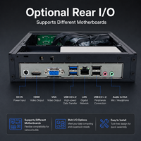 Boîtier d'ordinateur compact Mini ITX K07, châssis de bureau ultra-plat pour mini PC, ordinateur de bureau professionnel, boîtier SFF PC en stock