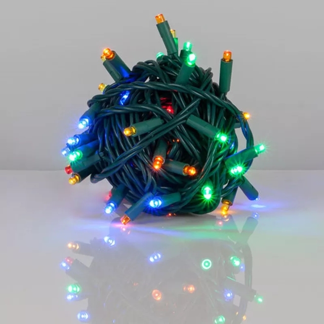 100 Bulbs Mini Christmas String Lights 5mm LED Multicolor Outdoor Waterproof Party Wedding Decorations Holiday Garden Lighting