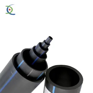 Manguera de drenaje flexible de plástico de 2 pulgadas, tubos de plástico de polietileno de alta densidad para irrigación