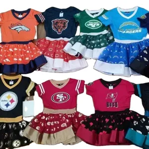American Children's Clothing Stock Dress Girl Flower Dress Girl Overspend Surplus Stock Clearance Stock lots