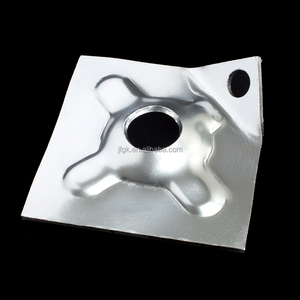 Hot-dip Galvanized Rock Bolt Plate Q235 Anchor Plate Anchor Tray for Self-drilling Anchor System - Product Image 1