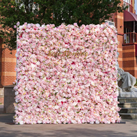 Panel Hijau Palsu 5d Rosemorning Bridal untuk Latar Belakang Dekorasi 3d, Latar Belakang Tanaman Hijau Pagi, Foto Latar Belakang Bunga Sewa