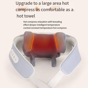 Masajeador Eléctrico de Cuello con Terapia de Calor, Recargable por USB, Amasamiento 3D, Vibración, Control de Tiempo, Batería de Litio - Product Image 4