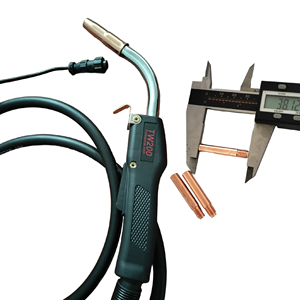 ESSEN <span class=keywords><strong>MIG</strong></span> Soplete de soldadura <span class=keywords><strong>Tweco</strong></span> <span class=keywords><strong>Pistola</strong></span> refrigerada por aire con soplete de soldadura de gas de longitud OEM a la venta - Product Image 5