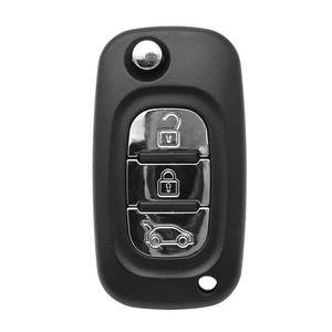 <span class=keywords><strong>Coque</strong></span> de <span class=keywords><strong>clé</strong></span> de voiture à distance en ABS noir avec lame non coupée à <span class=keywords><strong>3</strong></span> <span class=keywords><strong>boutons</strong></span> pour Fluence, Megane, Clio, <span class=keywords><strong>Kangoo</strong></span>, Master, Modus - Product Image 1