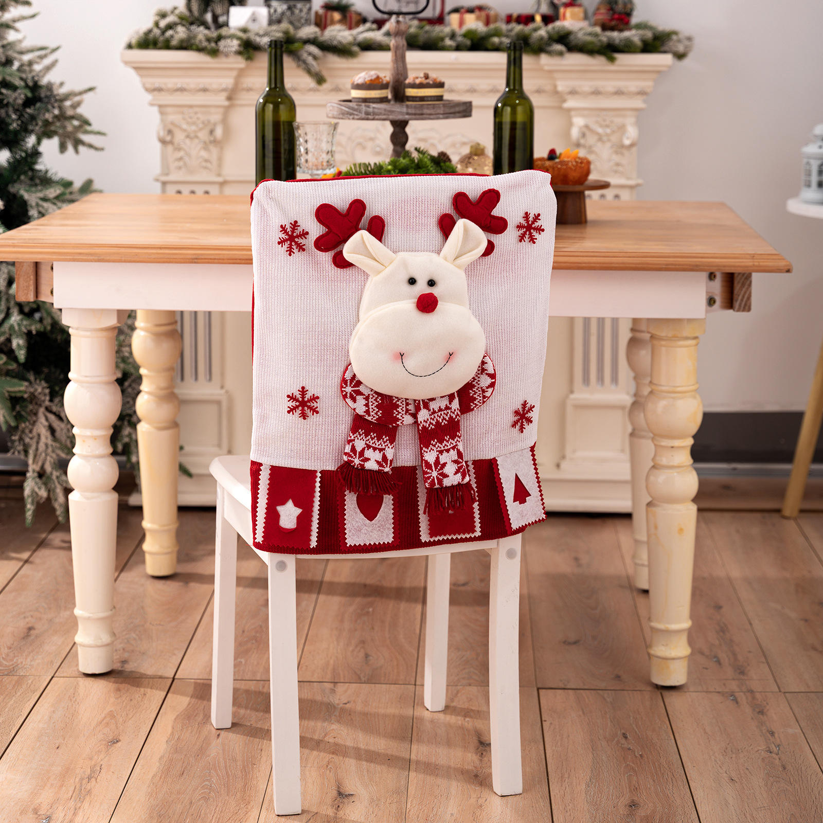 Three-dimensional doll chair cover elk style
