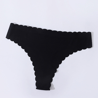 Logo personnalisé jupe festonnée 4 couleurs S-XL découpe laser pour dames slip Wave Cut Ladies Invisible Traceless Women Seamless culotte