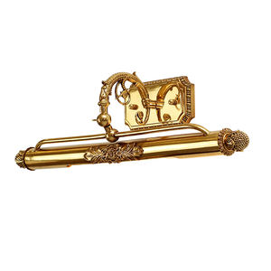 Applique murale en laiton antique <span class=keywords><strong>de</strong></span> luxe <span class=keywords><strong>de</strong></span> style médiéval français, luminaire pour coiffeuse, <span class=keywords><strong>salle</strong></span> <span class=keywords><strong>de</strong></span> <span class=keywords><strong>bain</strong></span>, <span class=keywords><strong>miroir</strong></span> vintage - Product Image 4