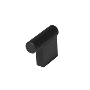 <strong>Matte</strong> <strong>Black</strong> Texture Strip Shape Cabinet <strong>Door</strong> Aluminum Alloy Handle Drawer British Style Modern Knurled Furniture Handle - Product Image 6
