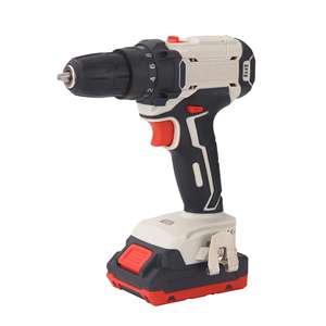 Kit de perceuse à percussion <span class=keywords><strong>sans</strong></span> <span class=keywords><strong>fil</strong></span> 20V Perceuse à main à batterie au lithium à vitesse variable avec tournevis Outil électrique Ensembles de perceuse à percussion portable - Product Image 2