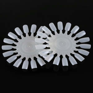 Tabla de colores <span class=keywords><strong>para</strong></span> uñas de forma redonda, 18 puntas, plantilla de rueda <span class=keywords><strong>para</strong></span> manicura, esmalte de Gel UV falso - Product Image 2