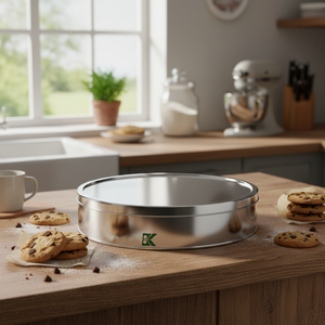 Kontensan Round Tin <b>Box</b> <b>Cookie</b> L286 Model Turkey 265xH48mm 2.50lt Slip Lid - Product Image 3