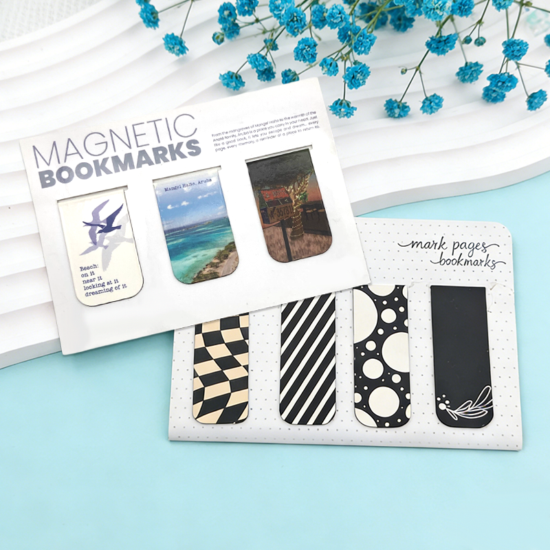 Anime Magnetic Bookmark Back Card Custom