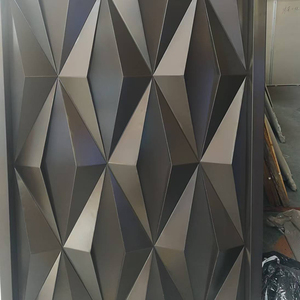 Fábrica de origen: Chapa de aluminio con fluorocarbono para muro cortina exterior, decoración de cabezal de puerta, aleación de aluminio perforada irregular - Product Image 2