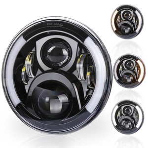OVOVS Phare LED rond de 7 pouces avec clignotant pour moto <span class=keywords><strong>Honda</strong></span> - Product Image 1