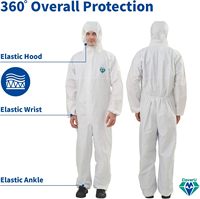 Combinaison de travail Offre Spéciale combinaison jetable combinaison pour une protection complète du corps avec des prix bon marché du fabricant