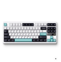 Keyboard Gaming Mchose G87 RGB Kustom Mekanik Tri-mode Nirkabel Struktur Gasket Tombol Multifungsi Hot Swap-Key USB