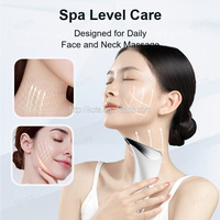 Masseur facial et cervical portable, appareil de soin de la peau électrique, instrument ABS, recharge USB, outil de beauté pour femmes
