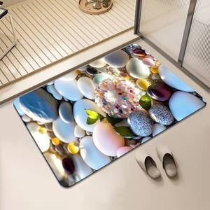 Alfombrillas de <span class=keywords><strong>Baño</strong></span> de Secado Rápido Absorbentes de Agua, Alfombrilla de <span class=keywords><strong>Baño</strong></span> de Diatomita, Juegos de Alfombras y Tapetes de <span class=keywords><strong>Baño</strong></span>, Alfombra de <span class=keywords><strong>Baño</strong></span> - Product Image 3
