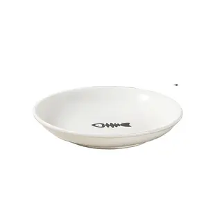 Hot Sale Atacado Cerâmica Pet Feeding Bowl com Metal Elevado para Cães Gatos Pequenos Animais