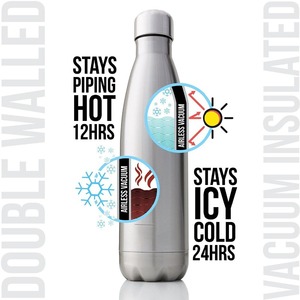 En gros Personnalisé Sport Thermos Fiole À Vide Bouteille Brosse Ensemble 500ml Isolé Bouteille D'eau en Forme De Cola En Acier Inoxydable - Product Image 5