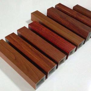 Fabriksprijs T5 Vierkante Aluminium Profielen 6000 Serie Houtnerf Gedrukt Decoraties Lassen Buigen Op Maat - Product Image 5