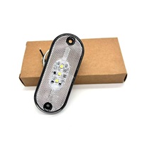 Feu de position latéral LED 10-30V, rouge, ambre, blanc, étanche IP67, durée de vie de 50 000 heures, pour camion, remorque, camping-car, accessoires automobiles