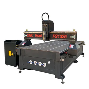 Efisien pengeboran presisi tinggi cnc router/1325 kayu lapis ukiran mesin/pembuatan pintu cnc router