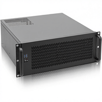 RackChoice Châssis de serveur en acier 3U pour montage en rack ATX/Micro ATX/Mini-ITX (8x3.5/6x3.5/2x2.5 baies de disques, ports USB avant, 3 ventilateurs 120 mm)