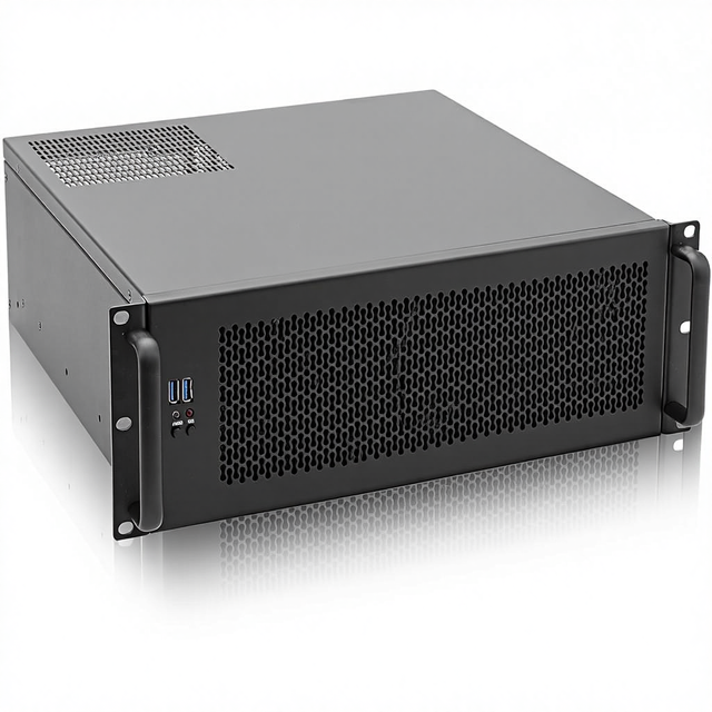 RackChoice 3U Rackmount Steel Server Chassis ATX/Micro ATX/Mini-ITX (8x3.5/6x3.5/2x2.5 Drives Front USB Ports 3x120mm Fans