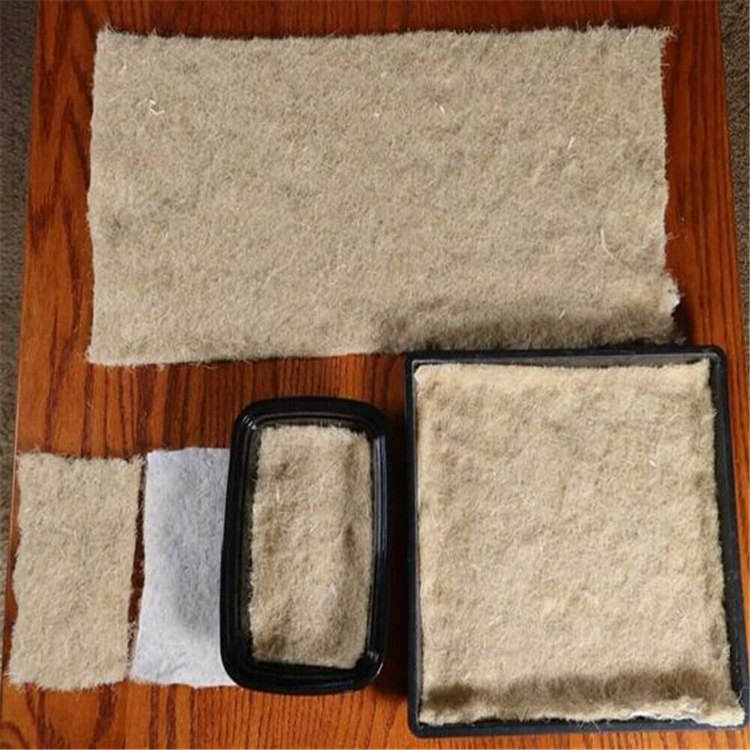 X59 100% Biodegradable Jute Felt Material Felt Mat Jute Felt Perfect For Microgreens Jute Plant Hemp Fiber Grow Mat